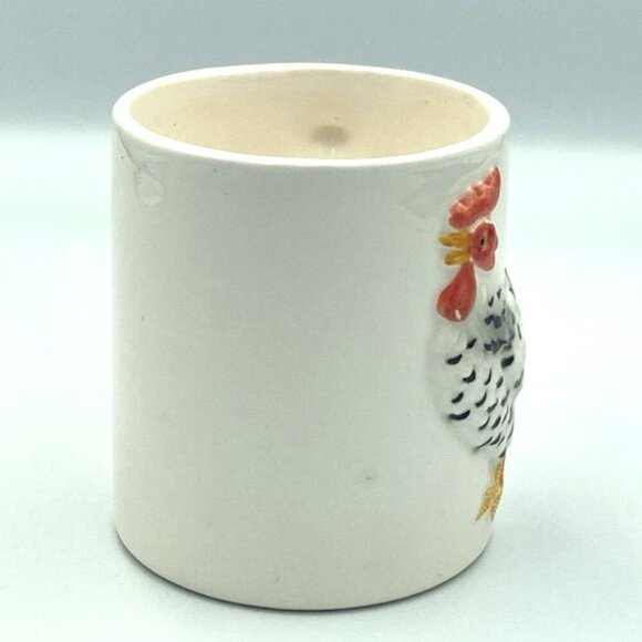 Vtg Otagiri Rooster Mug Cup Coffee Tea Made in Japan Textured 3D 8 oz - Picture 2 of 7